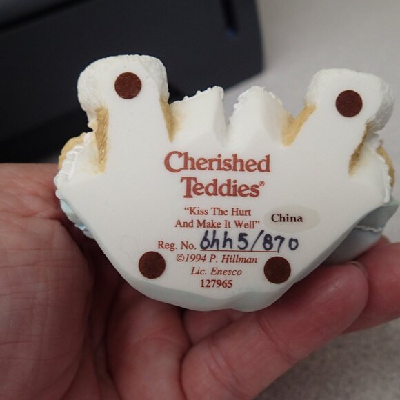Cherished Teddies Kiss The Hurt and Make It Well Bear with Hot Water Bottle - Picture 2 of 7